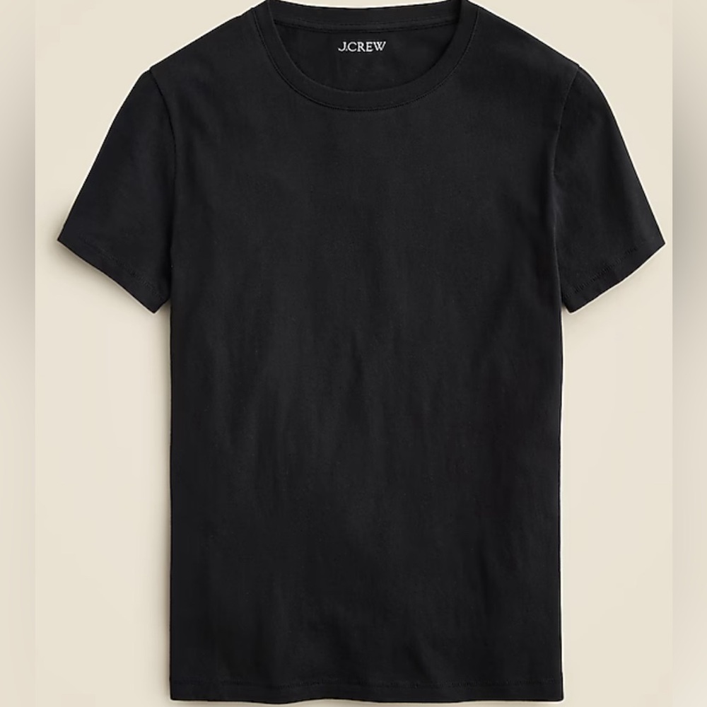 J. Crew cotton black tee